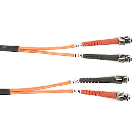 Black Box Fiber Patch Cable 1M Mm 62.5 St To St FO625-001M-STST